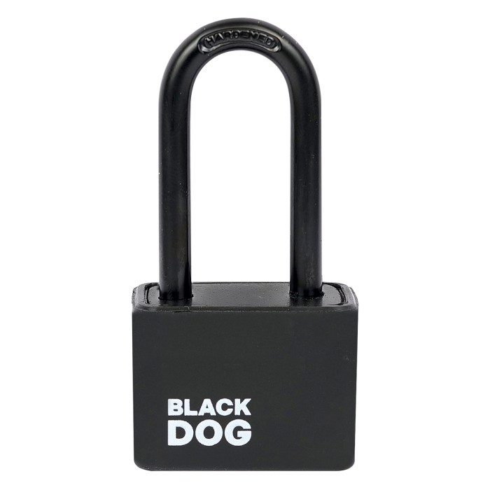 ocelový visací zámek RV.BLACKDOG.30.PL